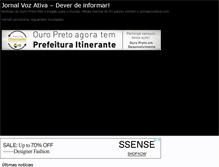 Tablet Screenshot of jornalvozativa.com